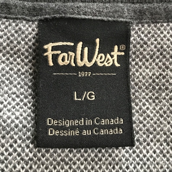 A FarWest grey and white knitted top - Picture 5 of 7